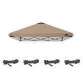 FLAGLY 8x8ft replacement canopy top in khaki color