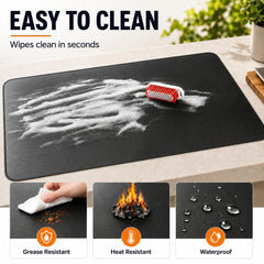 FLASLD Grill Mat rolled up for storage