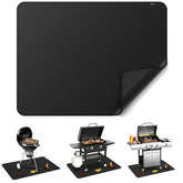 FLASLD Under BBQ Mat 48x65in black front view