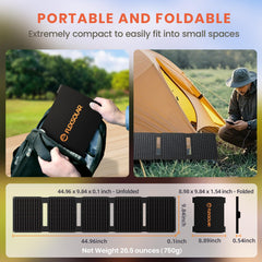 FlexSolar solar panel in use charging a smartphone outdoors