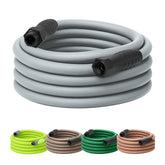 Flexzilla 5/8 inch x 50 ft garden hose in slate grey front view
