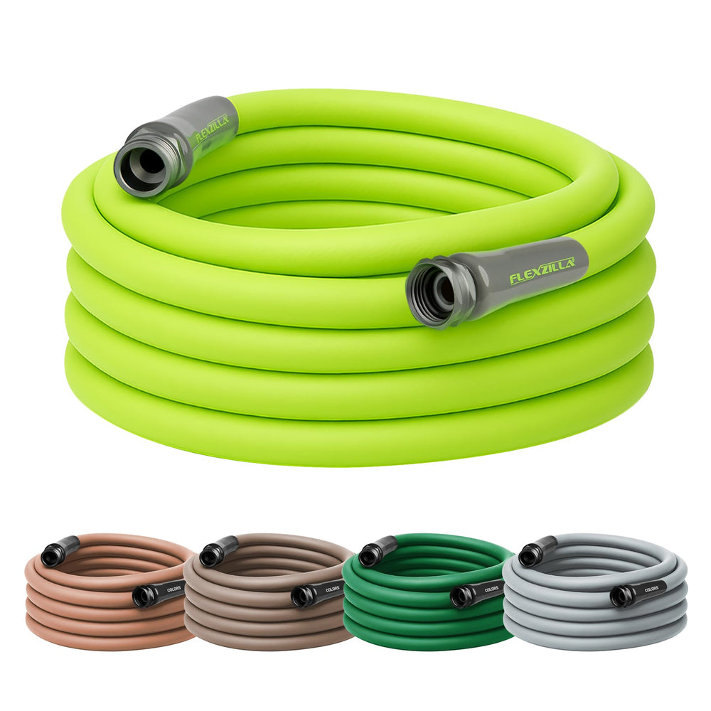 Flexzilla Garden Hose 5/8 in. x 50 ft. chartreuse color front view