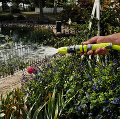 Flexzilla Quick-Connect fittings with a water sprayer