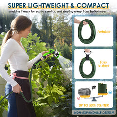 FLOERXIS 10-function spray nozzle for garden hose
