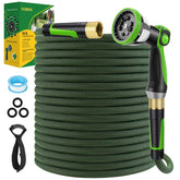 FLOERXIS 75 ft Non-Expandable Garden Hose green model front view