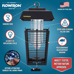 Flowtron Electric Bug Zapper packaging front