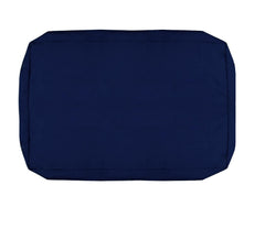 FLYMEI Patio Cushion Cover 48x24x5 inches in navy blue front view