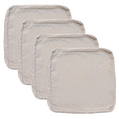FLYMEI patio cushion cover in apricot colour, front view