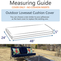 FLYMEI Patio Cushion Cover package showing 1 piece