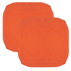 FLYMEI Patio Cushion Covers 24x22x4 inch orange front view