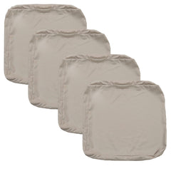 FLYMEI Patio Cushion Covers beige front view