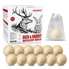 Fnaialonj Deer Repellent Ball white model front view
