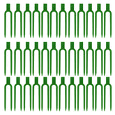 Foinfun 120 Pcs green plastic plant support pins front view