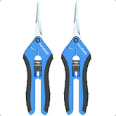 Fondwell 6.5-inch small pruning shears with blue handles