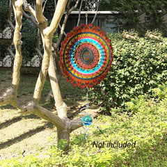 FONMY wind spinner twirling in the breeze on a balcony