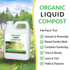 FOOP Organic Liquid Compost 32oz packaging side view