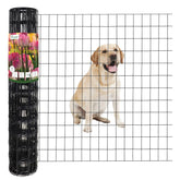 FOREHOGAR welded wire fence roll showing black vinyl coating