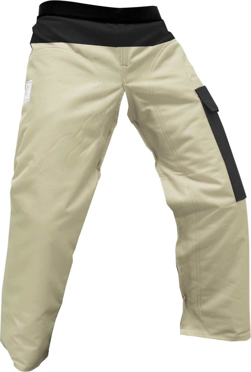 FORESTER Chainsaw Chaps 37in Coconut Milk with adjustable waist