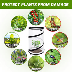 Four pieces of PURPLE STAR 1N plant covers stacked in carry bags