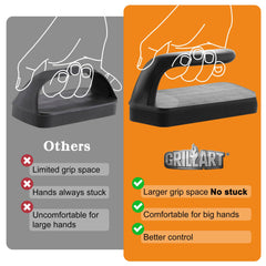 Four scratch-free scouring pads from the GRILLART kit