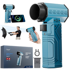 fourq Turbo Dryer Blower for Car in blue, front view