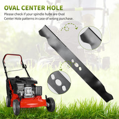 Fourtry mower blade packaging with specifications