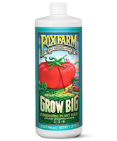 FoxFarm Grow Big Hydroponic Plant Food 1 Quart front view