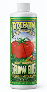 FoxFarm Grow Big Liquid Plant Food Pint size bottle front view