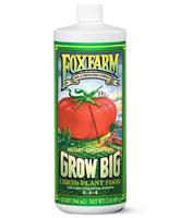 FoxFarm Grow Big Liquid Plant Food quart size front view
