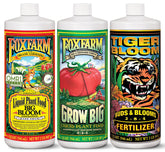 FoxFarm Soil Liquid Trio Pack with Big Bloom, Grow Big, and Tiger Bloom fertilizers