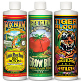 FoxFarm Soil Liquid Trio Pack with three 1-pint bottles