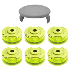 FrauSonne Weed Wacker String 0.080-inch green spools front view