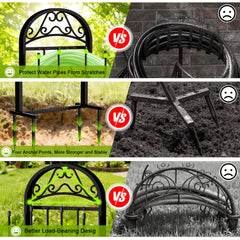Freexployer Garden Hose Holder with a garden hose installed