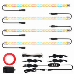 FREGENBO LED Grow Light Strips front view with full spectrum lighting
