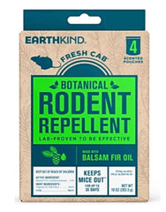 Fresh Cab Botanical Rodent Repellent packaging and contents