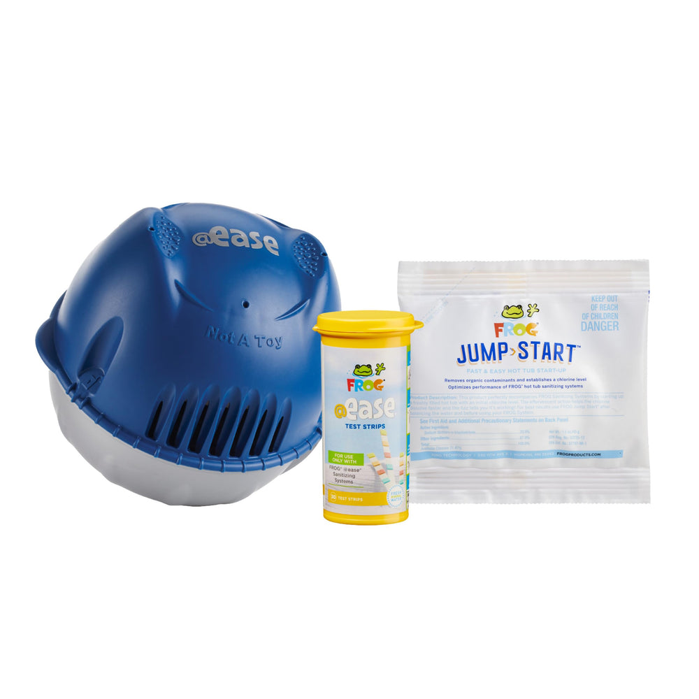 FROG @Ease Floating Sanitizing System blue granules in packaging