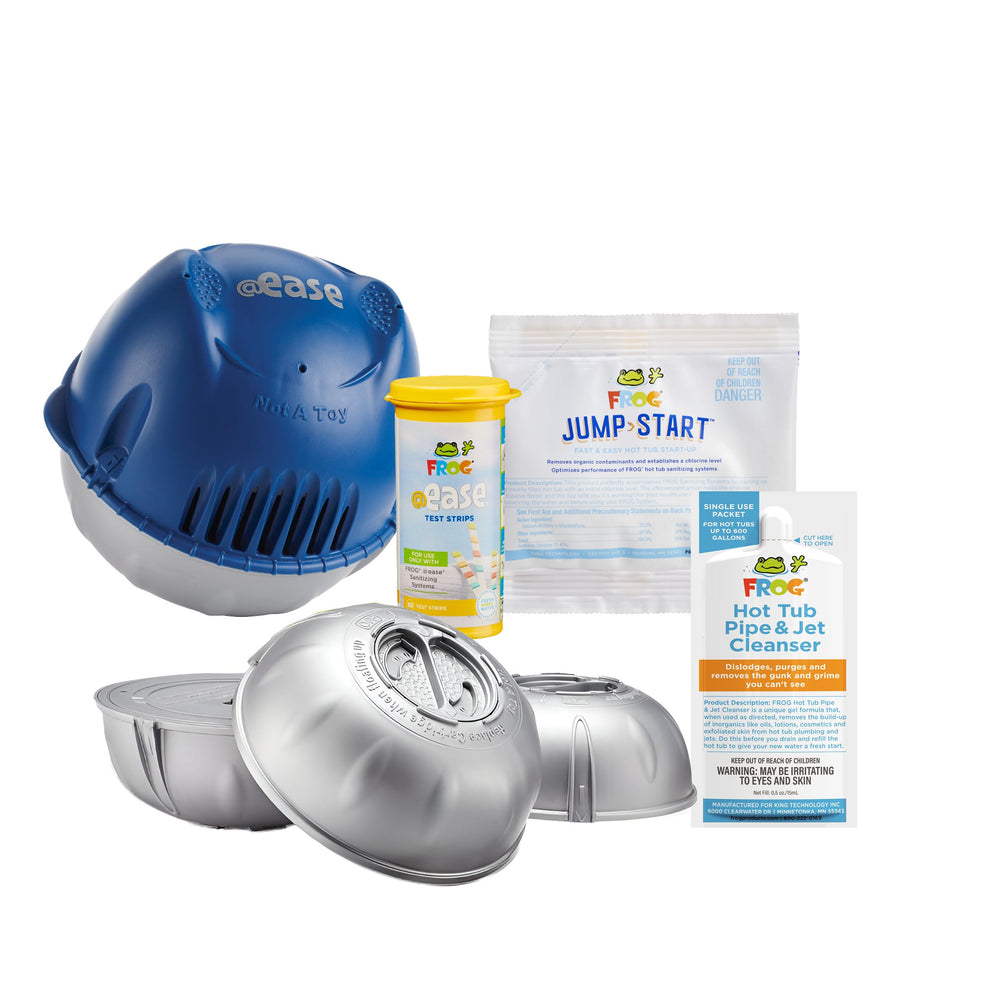 FROG @Ease Floating System package front view with cartridges