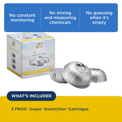FROG @ease SmartChlor Cartridge in a hot tub setting