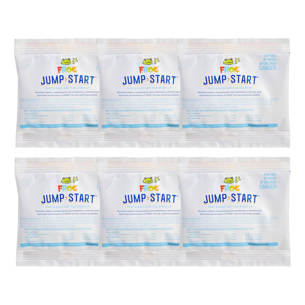 FROG Jump Start Chlorine Shock 6 Pack front view