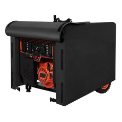 Front view of AKEfit Universal Waterproof Generator Cover in black