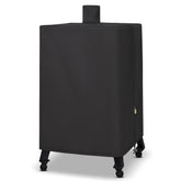 Front view of Arcedo Vertical Smoker Cover black, 27" W x 27" D x 50" H