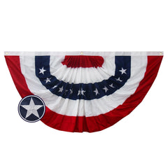Front view of Bradford American Bunting USA Flag 4x8 ft