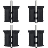 Front view of Jorohiker Canopy Weights Sandbags Set of 4