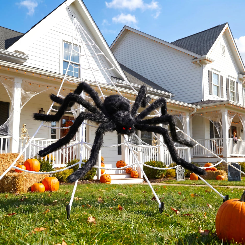 Front view of Land Guard 236-inch spider web with 70-inch spider