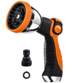 Front view of REDESS Garden Hose Spray Nozzle with 10 patterns