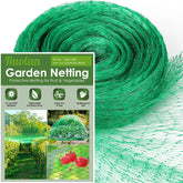 Front view of Ruolan Bird Netting 13X130 ft in green