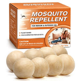 Front view of SCFKAOF Mosquito Repellent Balls package with 8 balls