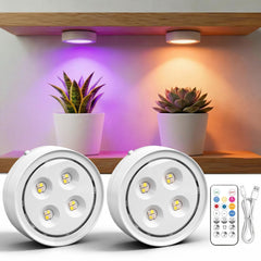 Front view of sooogd rechargeable grow light, white