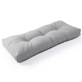 Front view of SUNROX LokGrip Non Slip Bench Cushion in Heather Grey