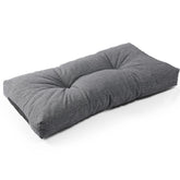 Front view of SUNROX LokGrip Non Slip Memory Foam Bench Cushion in Heather Charcoal